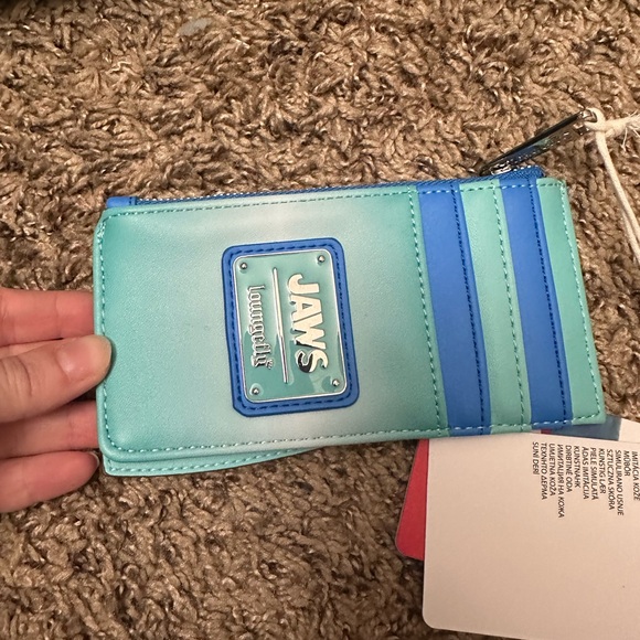 Loungefly Jaws Backpack and card holder - Picture 2 of 3